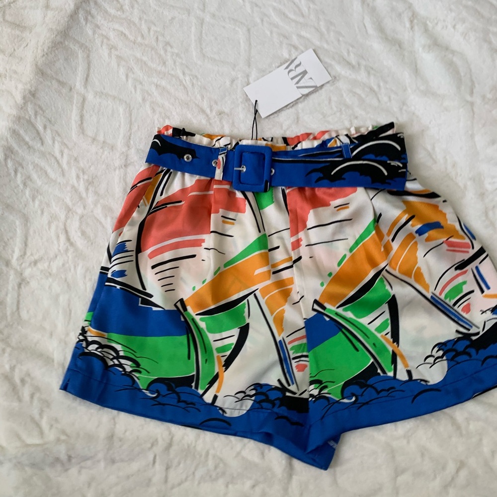 Zara high waisted shorts.